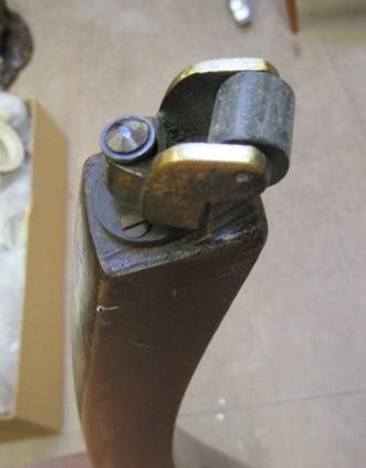 AN EDWARDIAN MAHOGANY AND CANED BERGERE with stringing Image