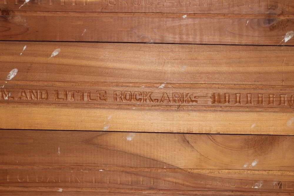 A TOKEN HAND MADE MAHOGANY TRIPLE WARDROBE of inverted breakfront form Image