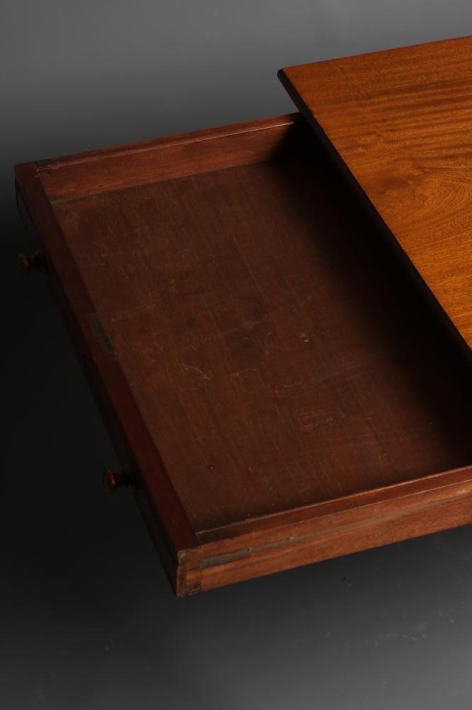 A MAHOGANY LIBRARY TABLE of Georgian design Image