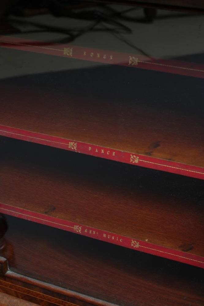 AN EARLY VICTORIAN FIGURED WALNUT DAVENPORT Image