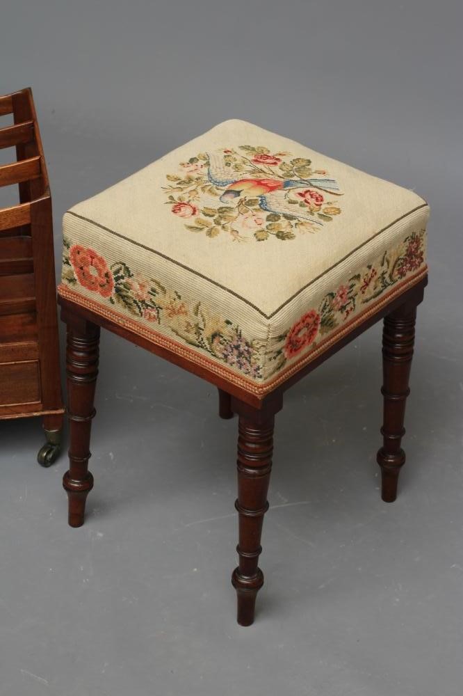 A MAHOGANY CANTERBURY Image