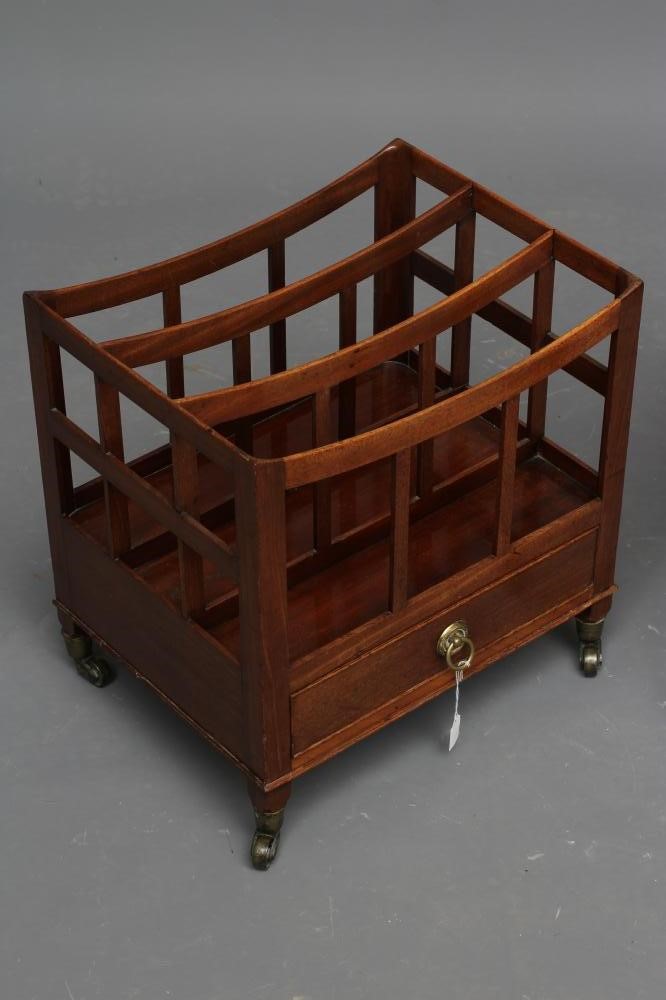 A MAHOGANY CANTERBURY Image