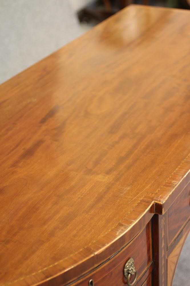 A GEORGIAN MAHOGANY AND INLAID SIDEBOARD Image