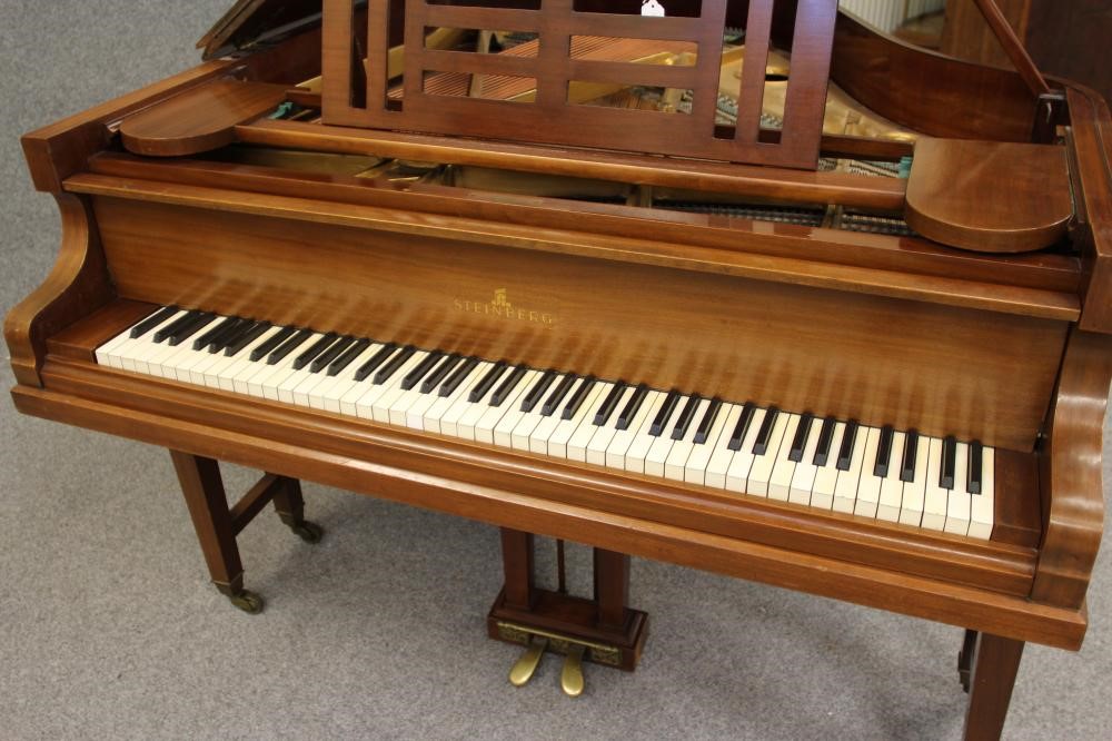 A STEINBERG BABY GRAND PIANO Image