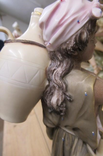 A RARE PAIR OF ROYAL DUX YOUNG ARAB STREET VENDORS Image