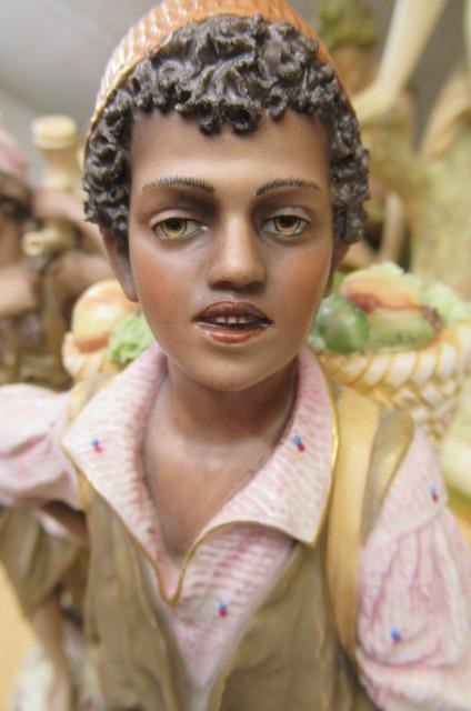 A RARE PAIR OF ROYAL DUX YOUNG ARAB STREET VENDORS Image