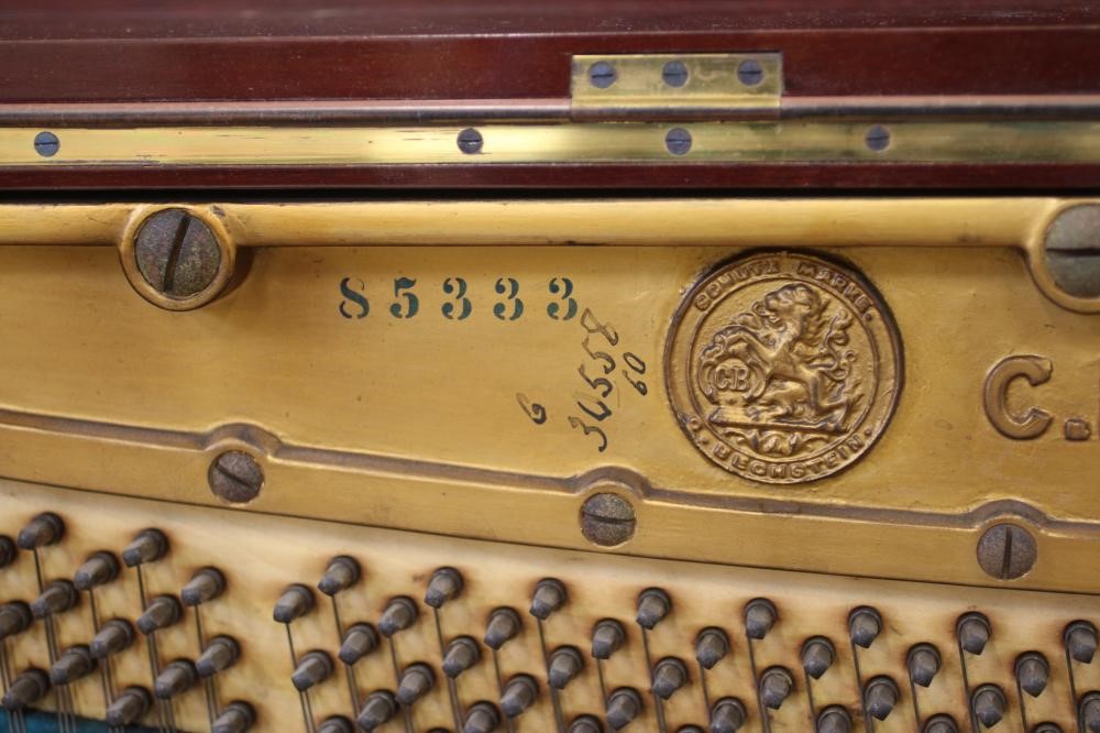 A C. BECHSTEIN UPRIGHT PIANO Image