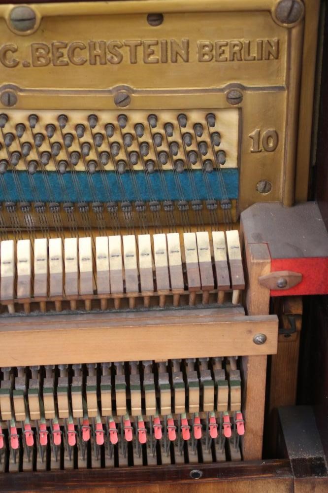 A C. BECHSTEIN UPRIGHT PIANO Image