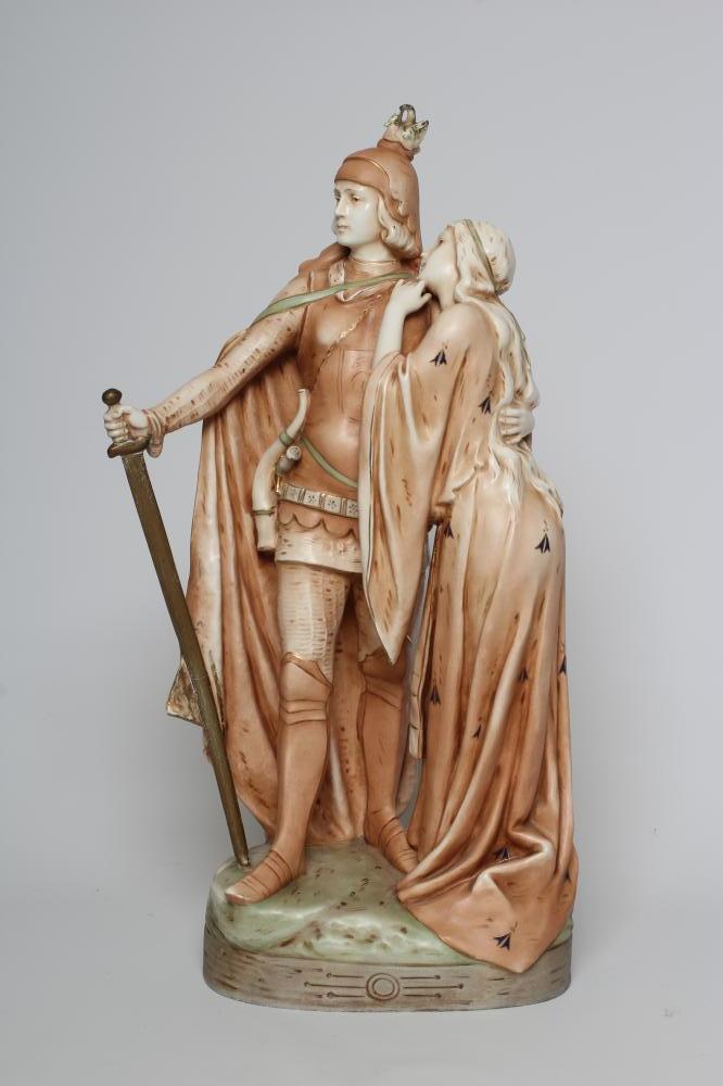 AN AUSTRIAN FIGURE GROUP Image