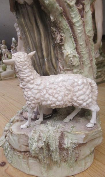 A PAIR OF ROYAL DUX STYLE FIGURES Image