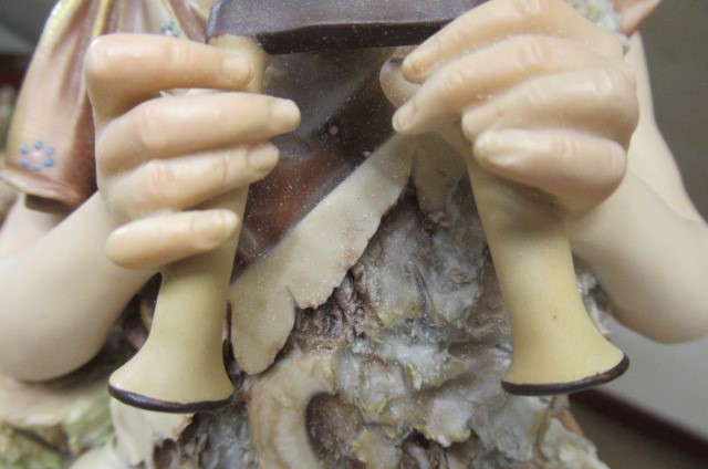 A PAIR OF ROYAL DUX STYLE FIGURES Image