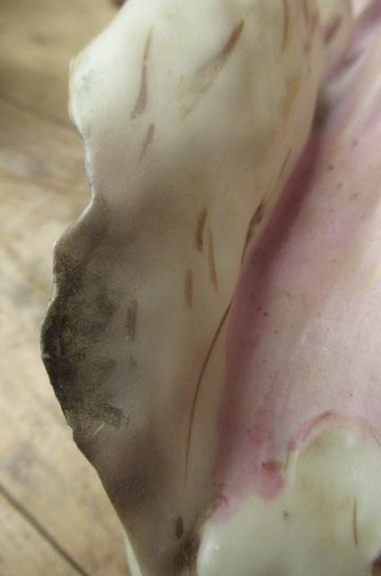 A LARGE PAIR OF ART NOUVEAU ROYAL DUX FIGURAL LANTERN FIGURES Image