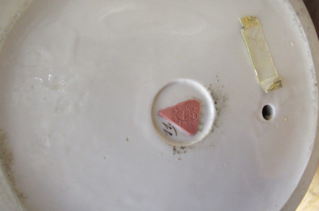 A LARGE PAIR OF ART NOUVEAU ROYAL DUX FIGURAL LANTERN FIGURES Image