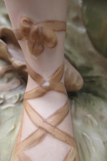 A ROYAL DUX FIGURE of the Bather Image