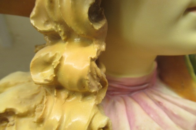 A LARGE PAIR OF ROYAL DUX FIGURES Image