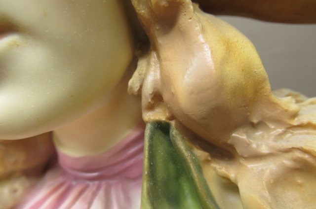 A LARGE PAIR OF ROYAL DUX FIGURES Image