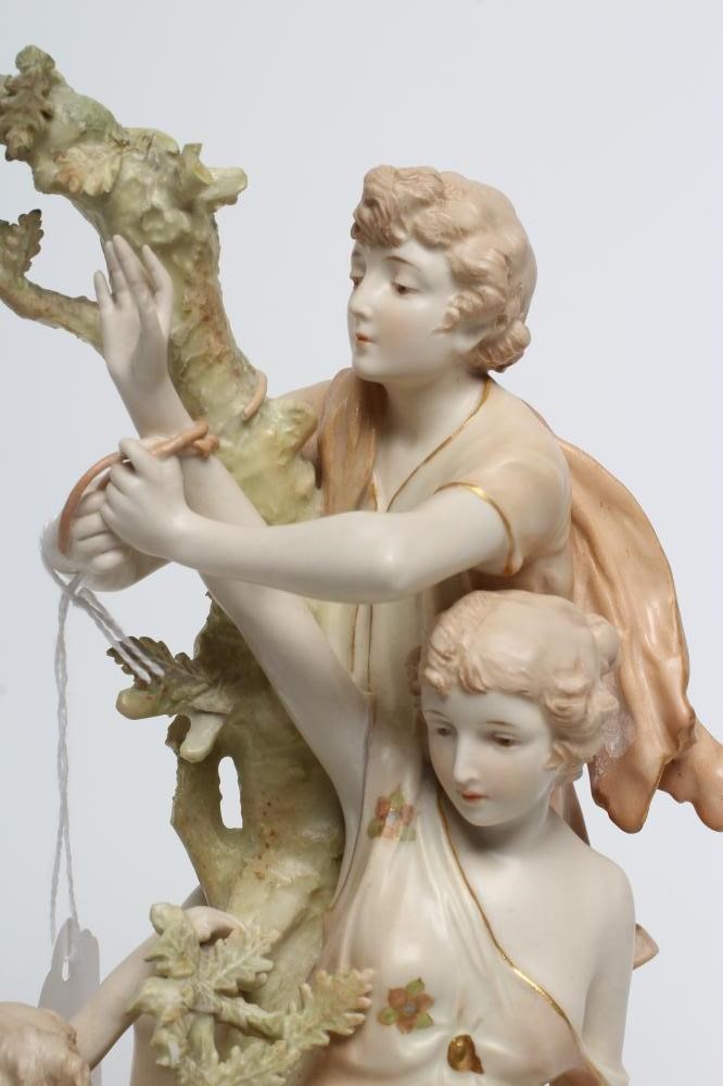 AN AUSTRIAN FIGURE GROUP Image