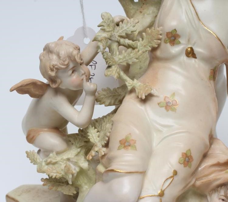 AN AUSTRIAN FIGURE GROUP Image