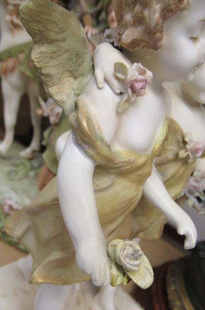 A PAIR OF ERNST WAHLISS ROYAL VIENNA FIGURE GROUPS Image