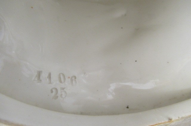 A LARGE CONTINENTAL GLAZED PORCELAIN BUST Image