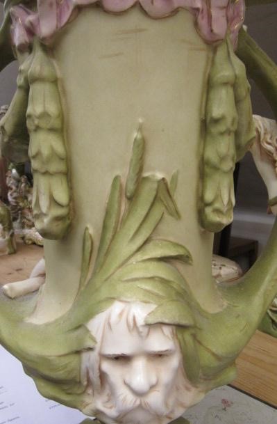 AN AUSTRIAN TWO HANDLED CAMPANA URN Image