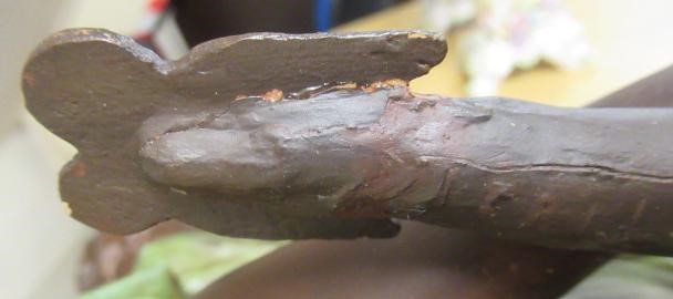 A LARGE ERNST WAHLISS ART NOUVEAU COLD PAINTED BRONZED EARTHENWARE FIGURE Image