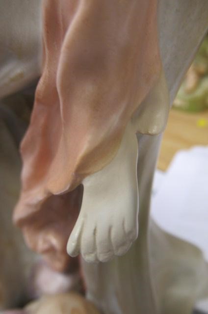 AN AUSTRIAN  PORCELAIN ART NOUVEAU FIGURAL MANTEL TIMEPIECE Image