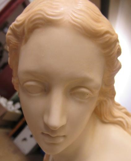 A LARGE ROYAL WORCESTER "BATHER SURPRISED" FIGURE Image