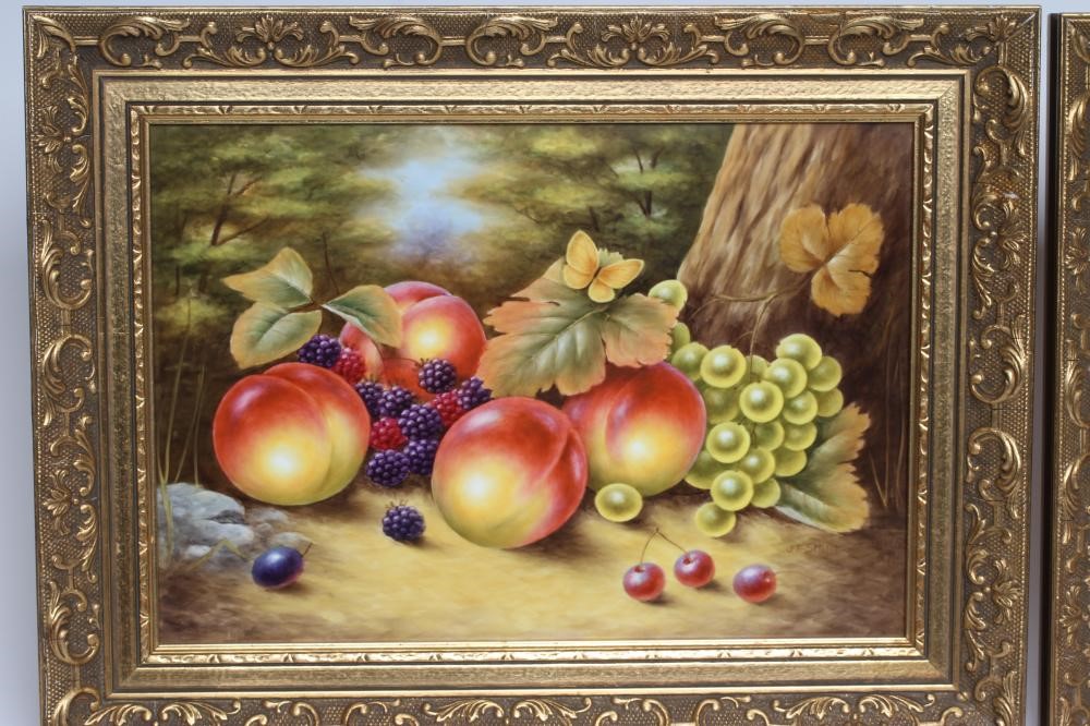 A PAIR OF CLERMONT CHINA PLAQUES Image