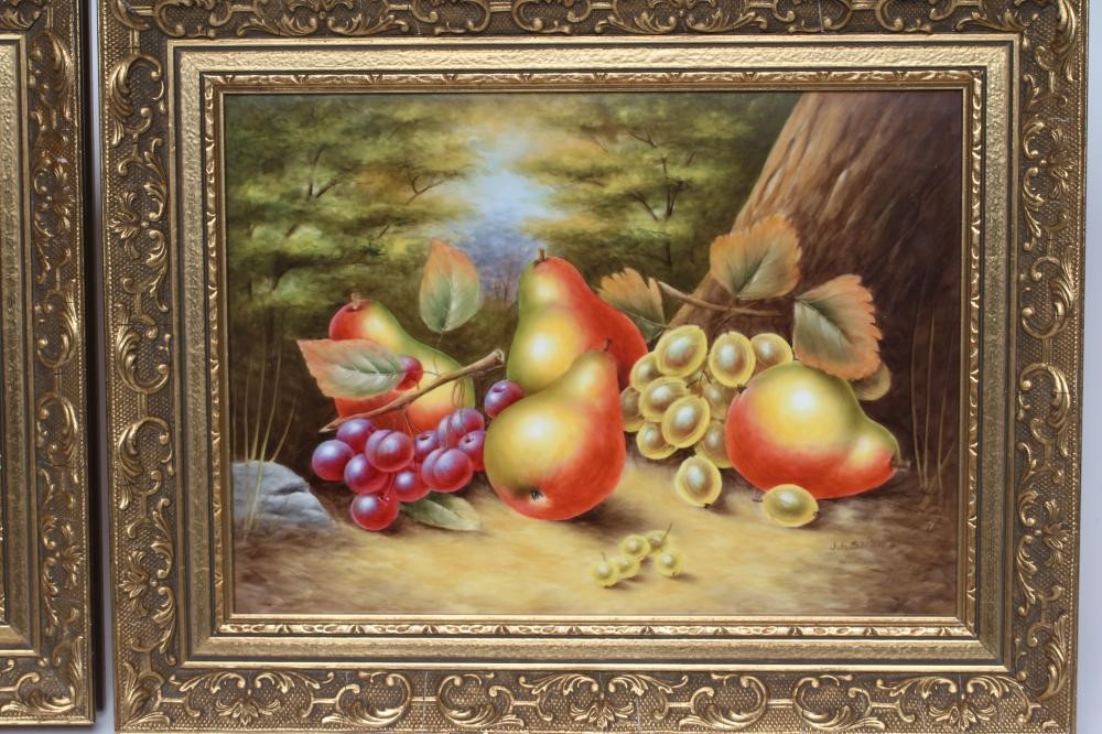 A PAIR OF CLERMONT CHINA PLAQUES Image