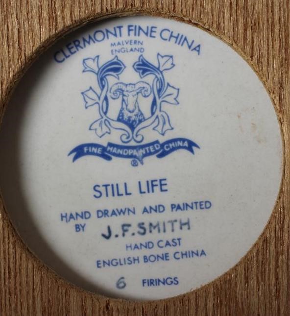 A PAIR OF CLERMONT CHINA PLAQUES Image