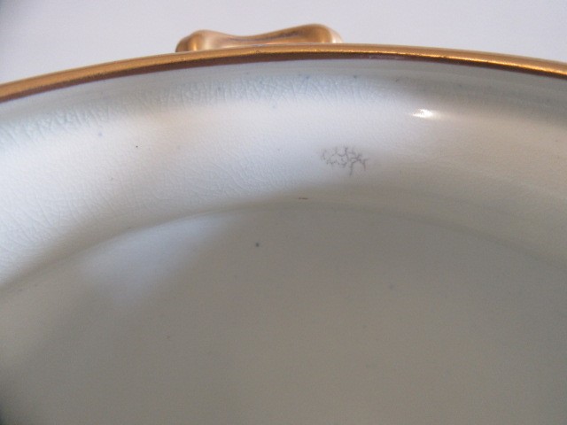 A PAIR OF COALPORT CHINA VASES AND COVERS of ovoid pedestal form Image