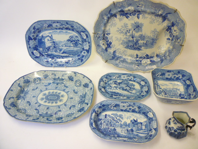 "MONK'S ROCK SERIES" BLUE AND WHITE PRINTED EARTHENWARE Image