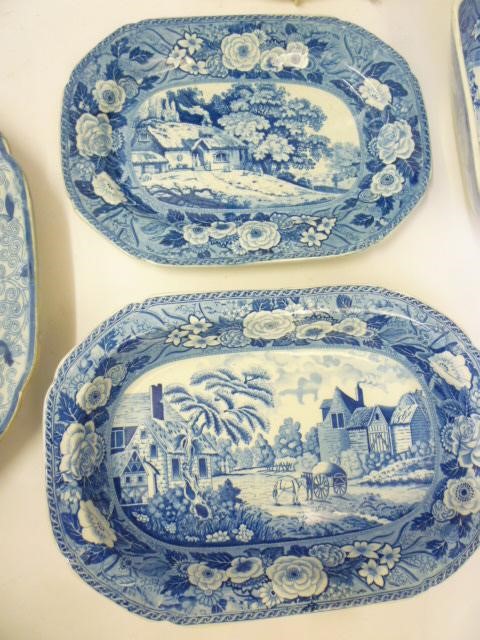 "MONK'S ROCK SERIES" BLUE AND WHITE PRINTED EARTHENWARE Image