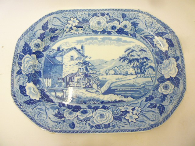 "MONK'S ROCK SERIES" BLUE AND WHITE PRINTED EARTHENWARE Image