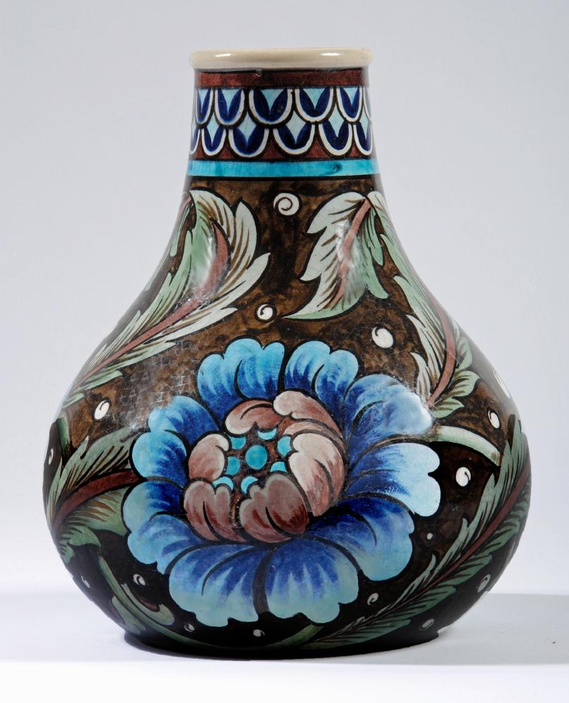 A BURMANTOFTS "FAIENCE" PERSIAN VASE Image