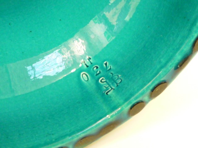 A BURMANTOFTS "FAIENCE" CONSERVATORY SEAT/STAND Image