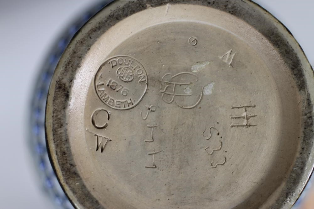 A DOULTON LAMBETH STONEWARE VASE Image