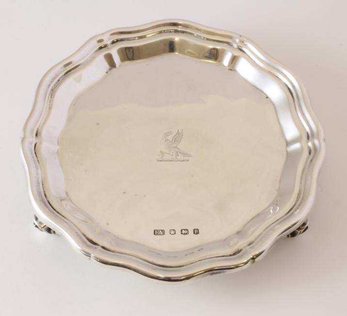 A SILVER WAITER Image
