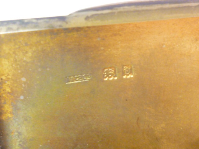 A SILVER CIGARETTE AND COMBINED MATCH BOX Image