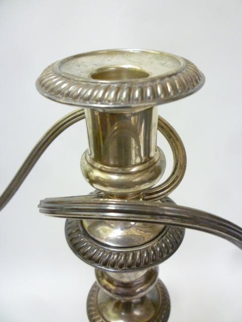 A SILVER CANDELABRUM Image