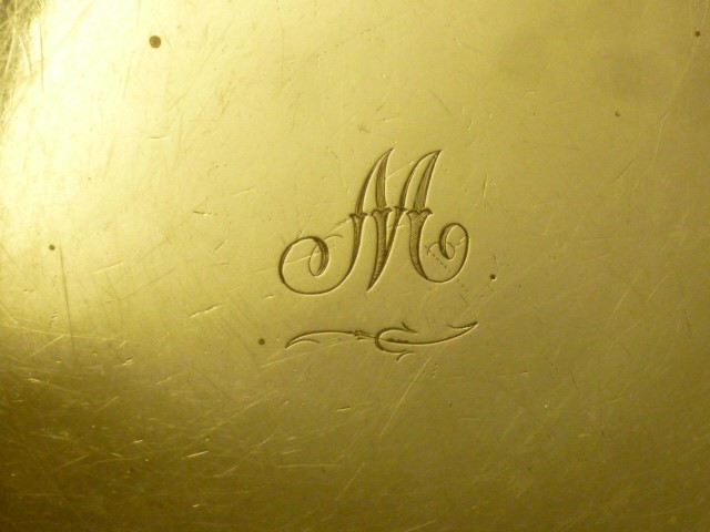 A SMALL SILVER SALVER Image