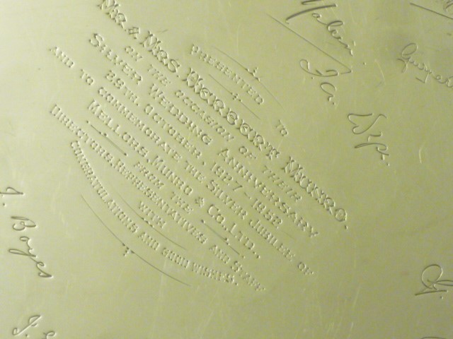 A SILVER SALVER Image