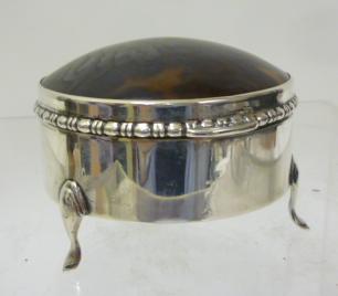 A SILVER DRESSING TABLE BOX Image