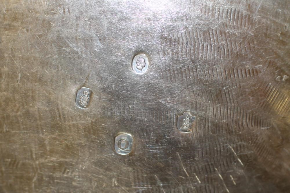 A COMPOSITE WILLIAM IV IRISH SILVER THREE PIECE TEA SERVICE Image