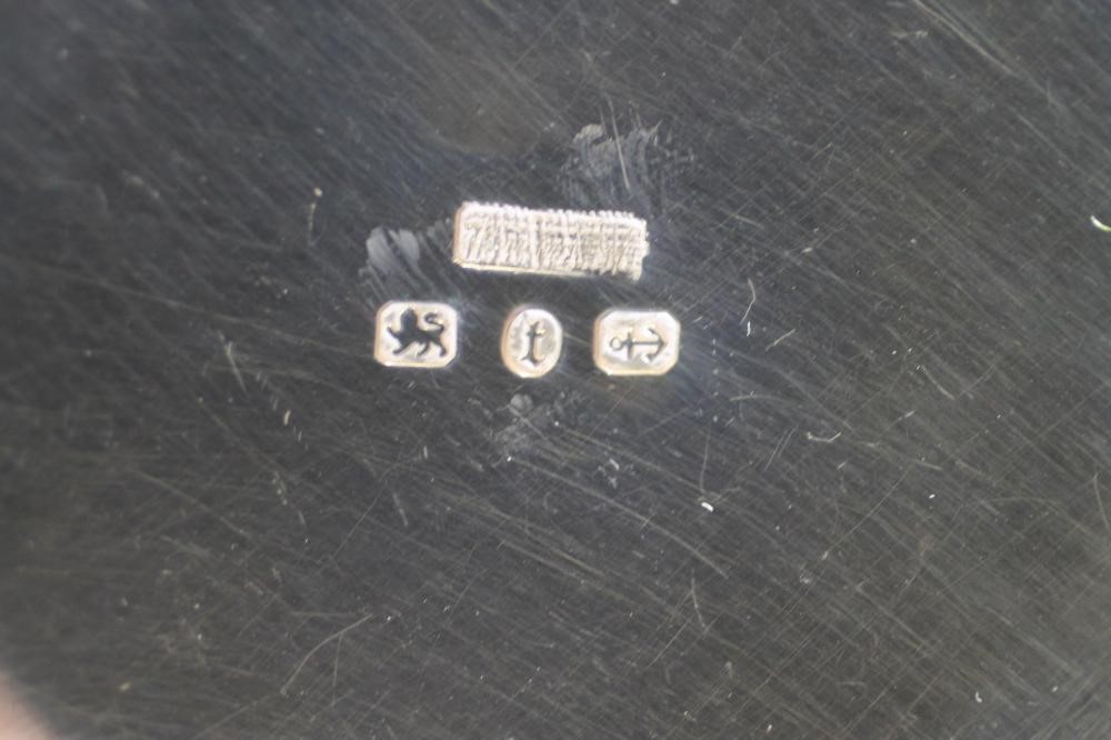 A LATE VICTORIAN SILVER BRANDY SAUCEPAN Image