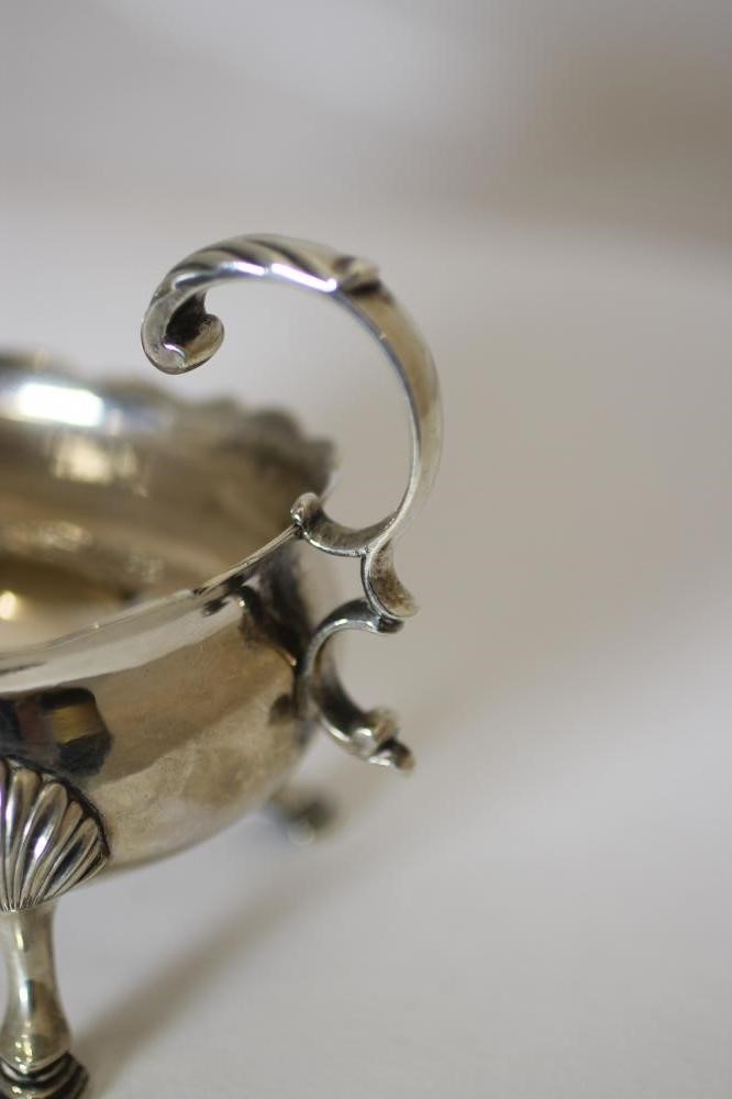 AN EARLY GEORGE III SILVER SAUCEBOAT Image