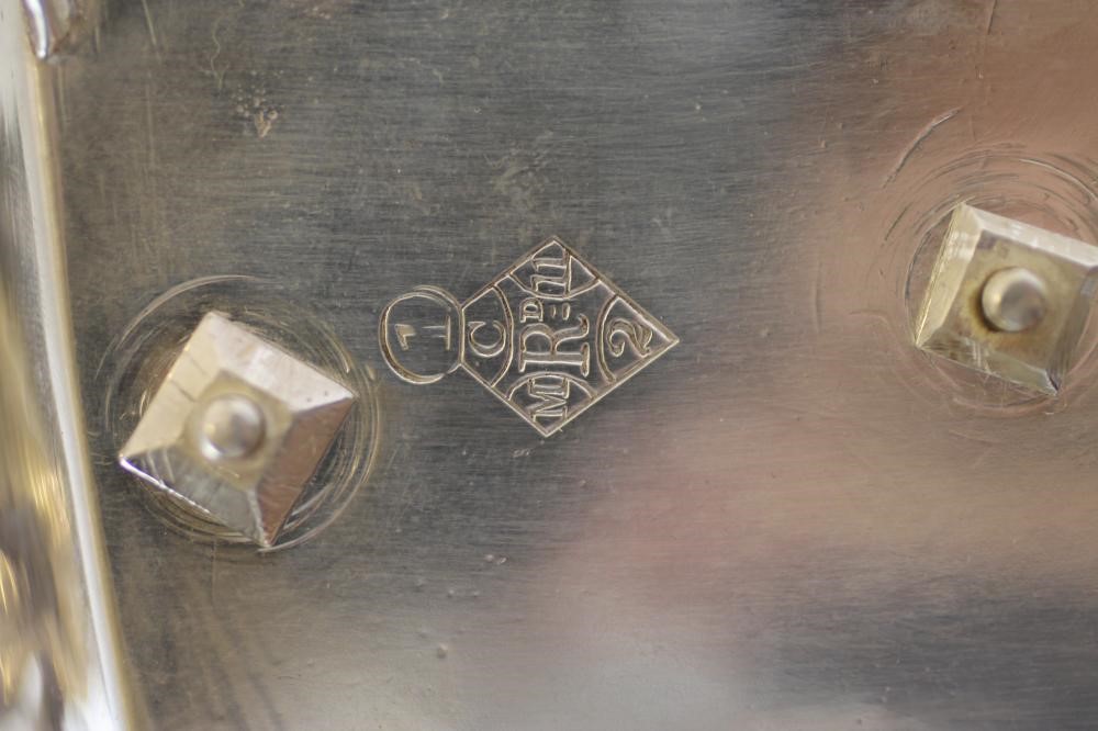 A VICTORIAN SILVER DESK STANDISH Image