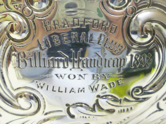 A LATE VICTORIAN SILVER ROSE BOWL Image