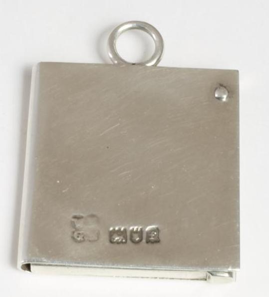 A LATE VICTORIAN SILVER NOVELTY STAMP CASE Image